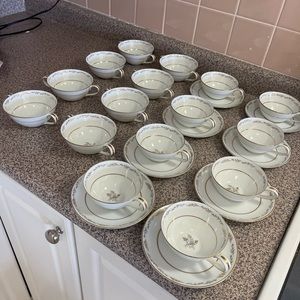 China Teacups and small bowls | Noritake Ferncliff